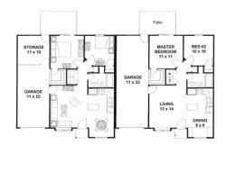 Floor plan for #1462