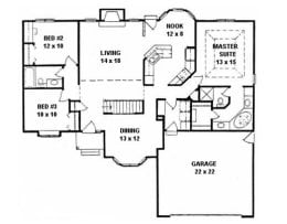 Floor plan for #1462