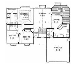 Floor plan for #1463