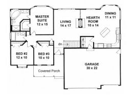Floor plan for #1465