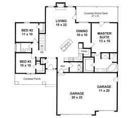 Floor plan for #1469