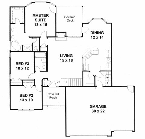 First Floor plan for #1476