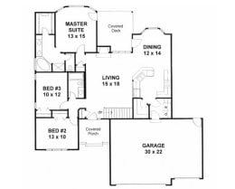 Floor plan for #1476
