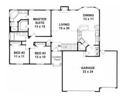 Floor plan for #1483