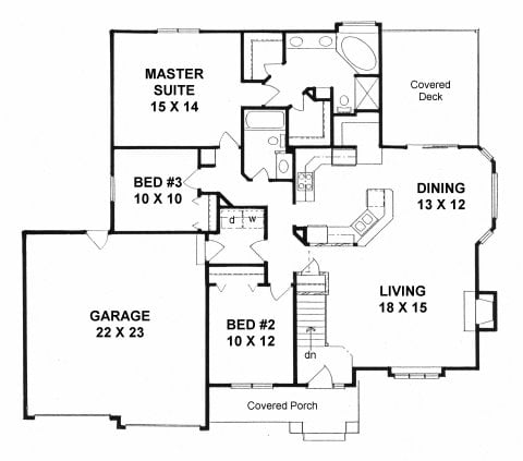 First Floor plan for #1484