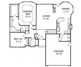 Floor plan for #1515