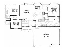 Floor plan for #1539
