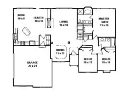 Floor plan for #1541
