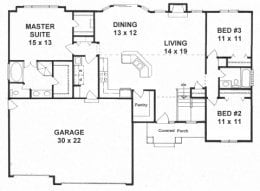 Floor plan for #1550