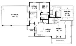 Floor plan for #1554