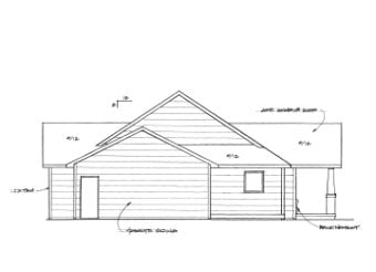 Elevation 1 for Plan #1554