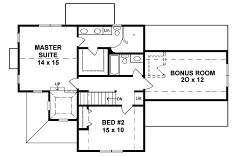 Second Floor plan for #1570