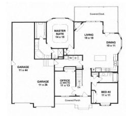 Floor plan for #1585