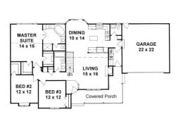 Floor plan for #1586