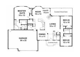 Floor plan for #1587
