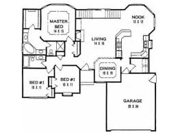 Floor plan for #1594