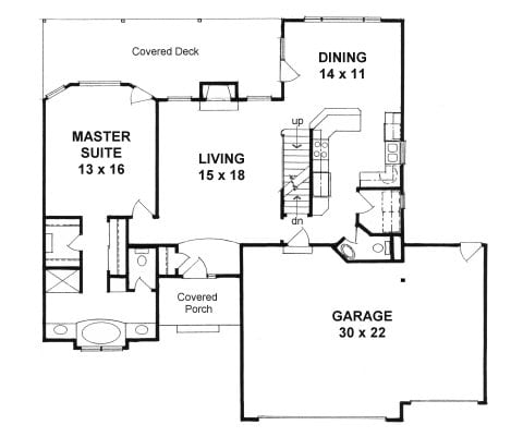 First Floor plan for #1600