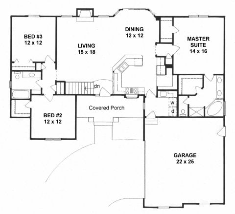 First Floor plan for #1611