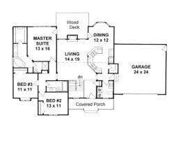 Floor plan for #1612