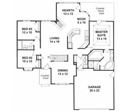 Floor plan for #1620
