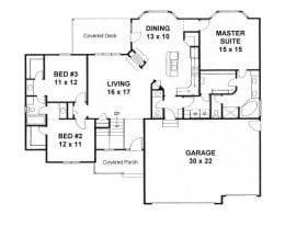 Floor plan for #1625