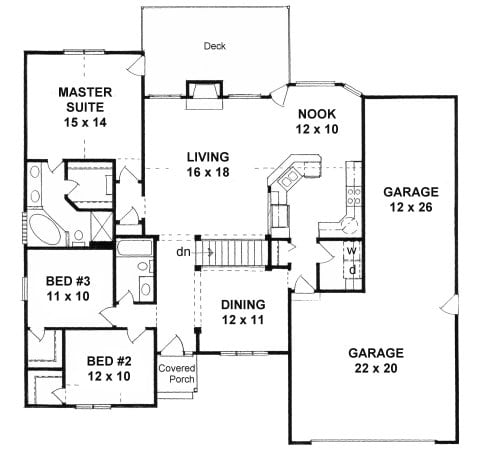 First Floor plan for #1645