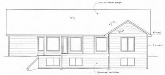 Elevation 1 for Plan #1645