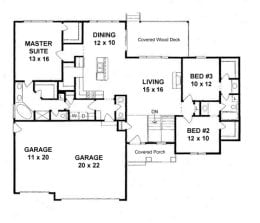 Floor plan for #1650