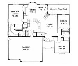 Floor plan for #1651
