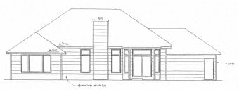 Elevation 1 for Plan #1672