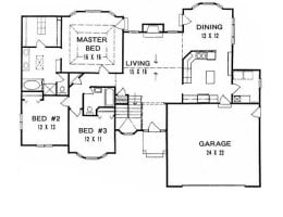 Floor plan for #1678