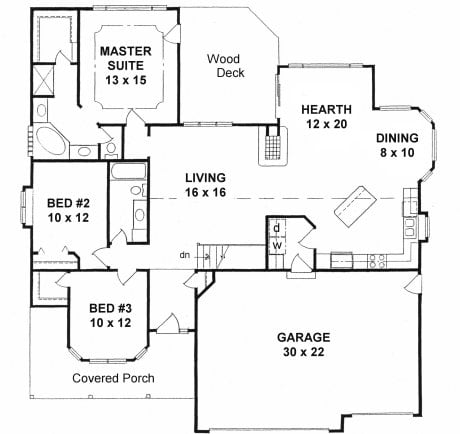 First Floor plan for #1686