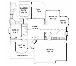 Floor plan for #1686