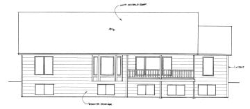 Elevation 1 for Plan #1724