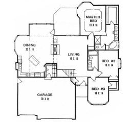 Floor plan for #1785