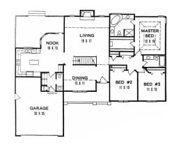 Floor plan for #1839