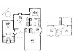 Floor plan for #1840