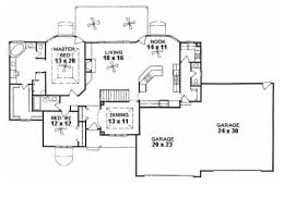 Floor plan for #1874