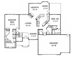 Floor plan for #1886