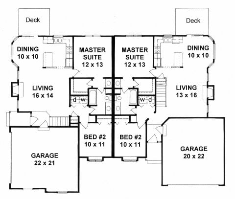 First Floor plan for #1944