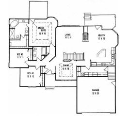 Floor plan for #1950