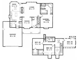 Floor plan for #2045
