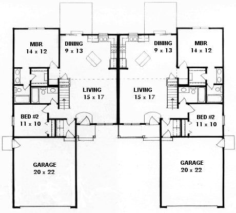 First Floor plan for #2062