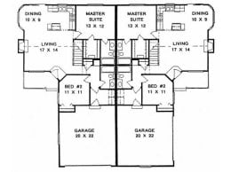Floor plan for #2078