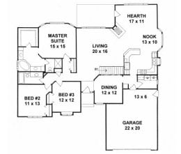 Floor plan for #2082