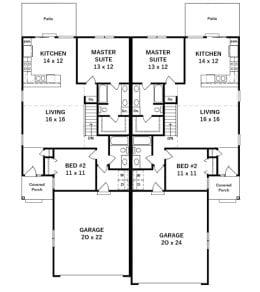 Floor plan for #2176