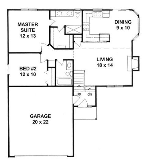 First Floor plan for #968
